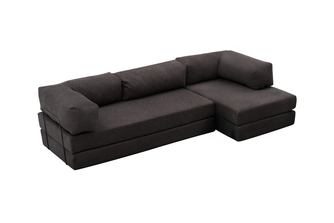 Sarokkanapé Comfort - Antracit-VASBÚTOR