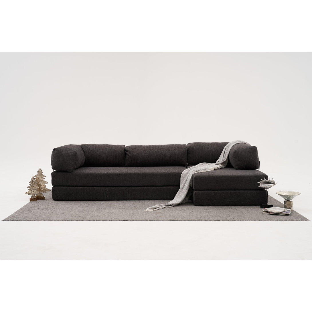 Sarokkanapé Comfort - Antracit-VASBÚTOR