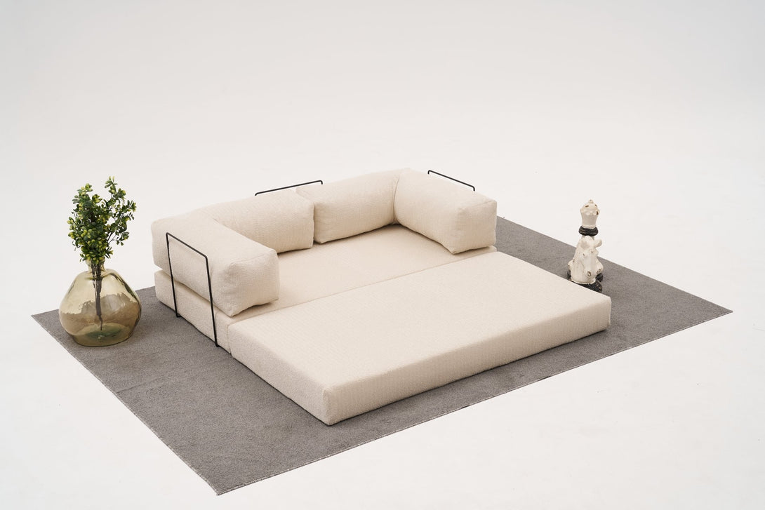 Sarokkanapé Comfort - Krém-VASBÚTOR