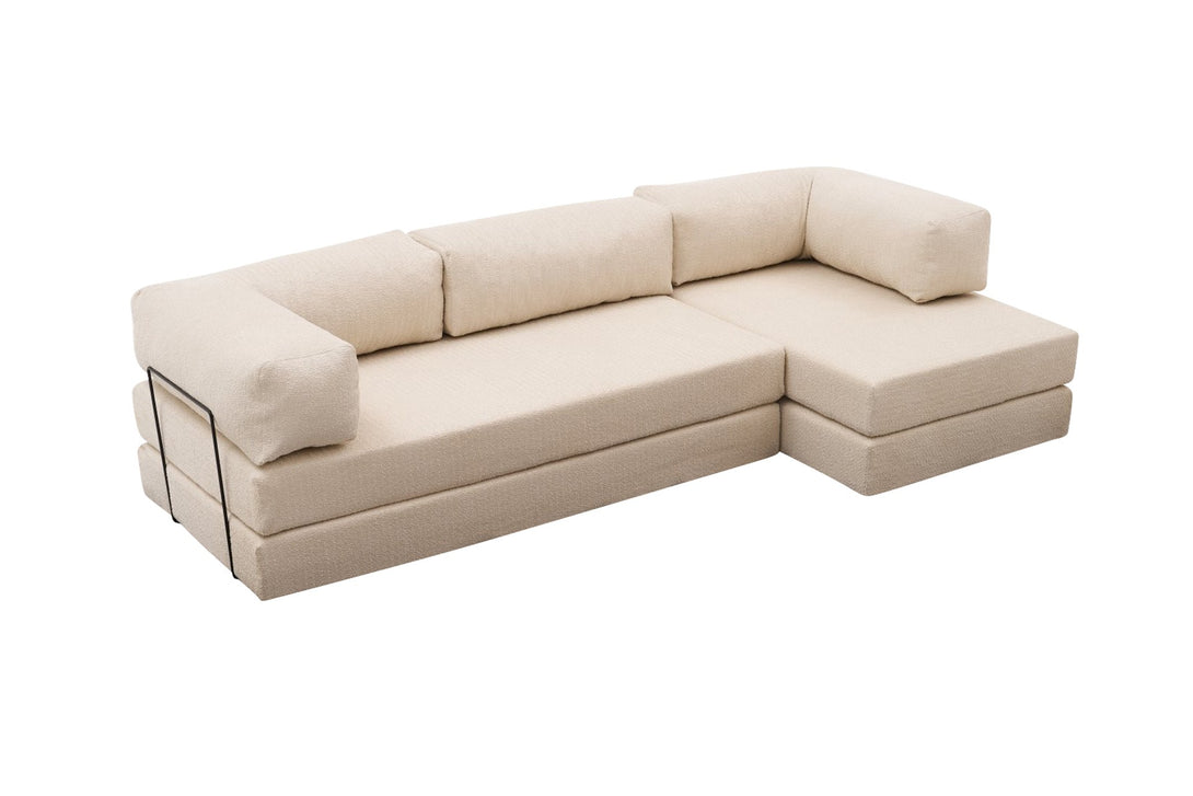 Sarokkanapé Comfort - Krém-VASBÚTOR