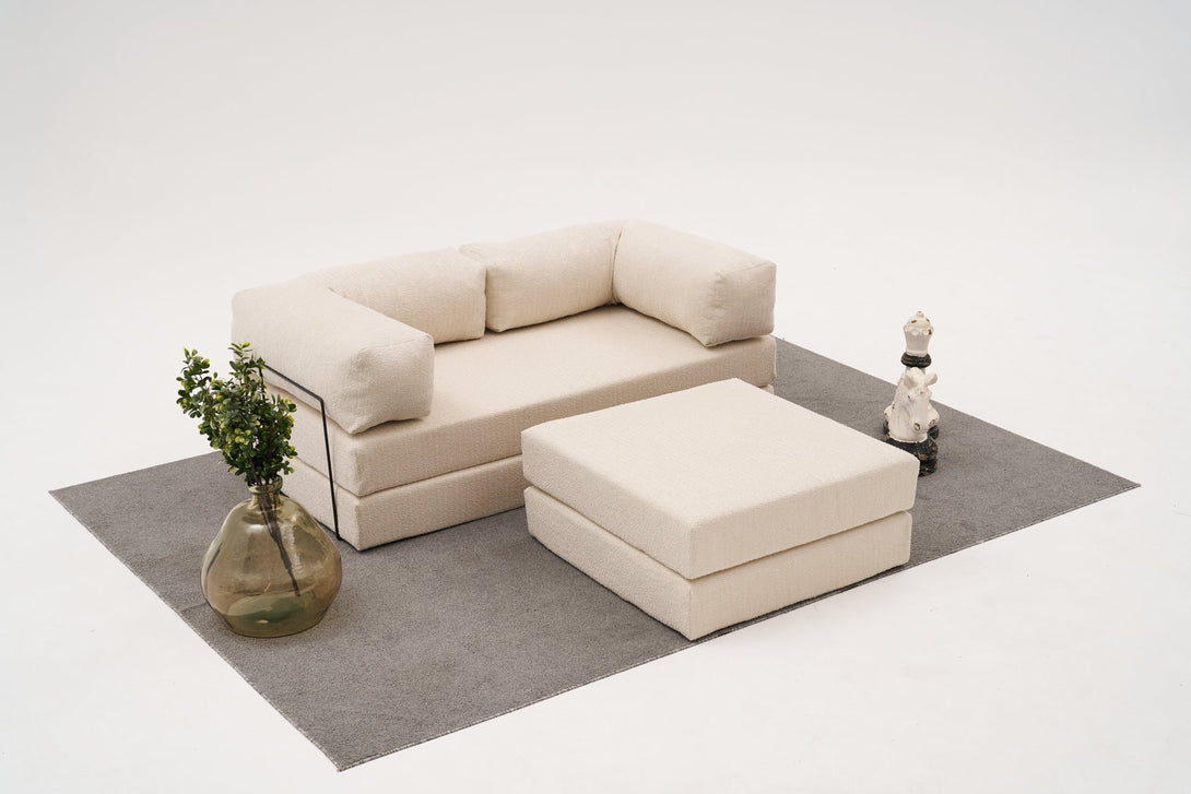 Sarokkanapé Comfort Mini - Krém-VASBÚTOR