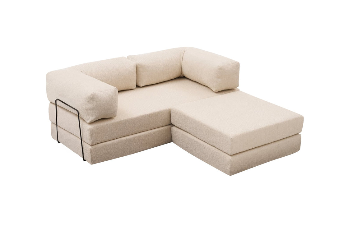 Sarokkanapé Comfort Mini - Krém-VASBÚTOR