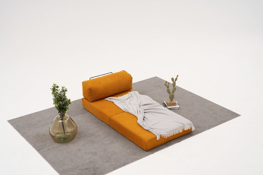 Sarokkanapé Comfort Mini - Narancssárga-VASBÚTOR
