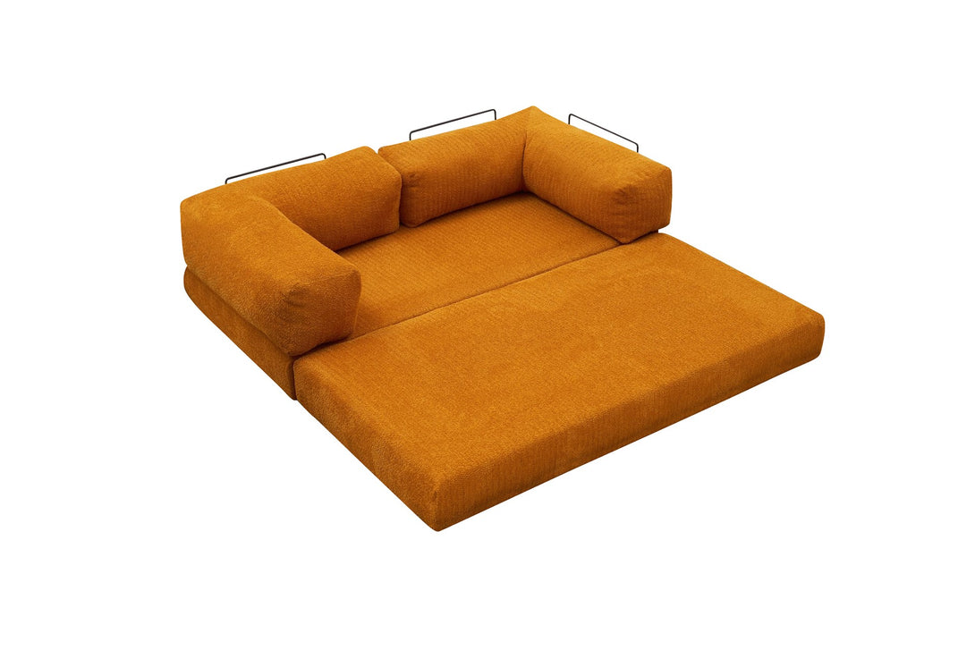 Sarokkanapé Comfort Mini - Narancssárga-VASBÚTOR