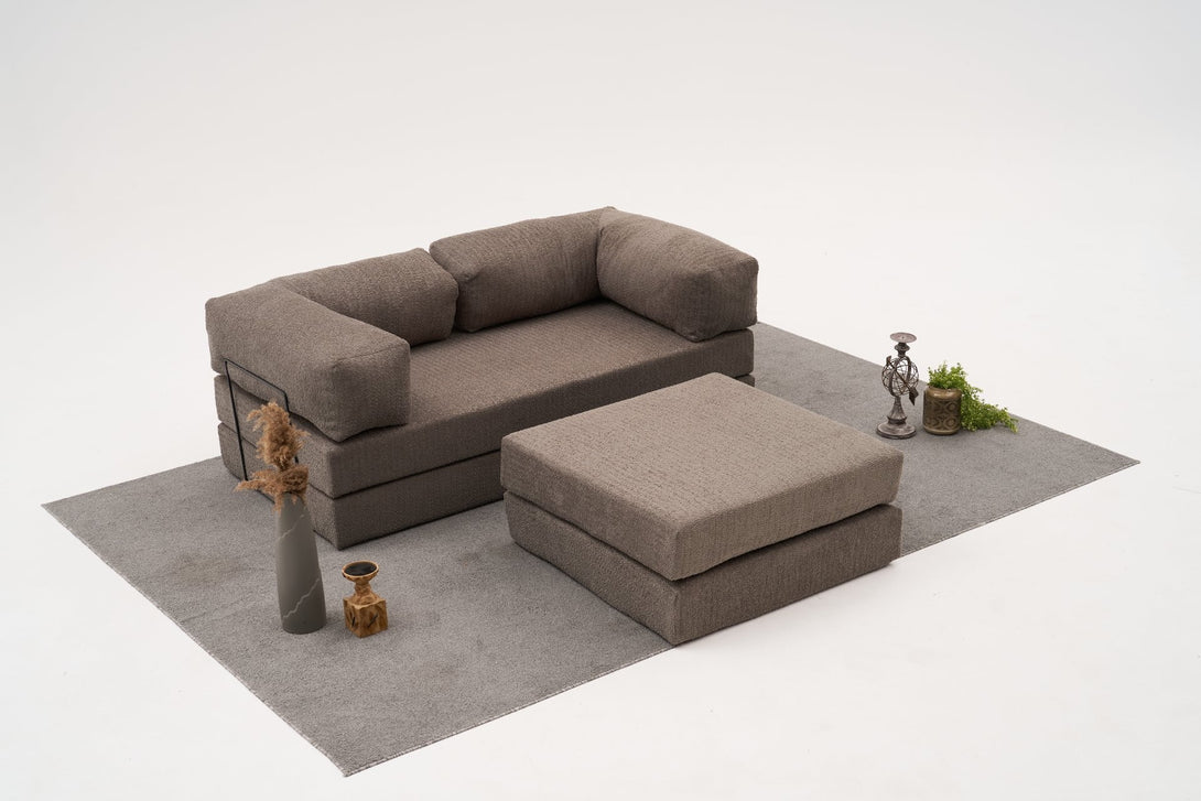 Sarokkanapé Comfort Mini - Szürke-VASBÚTOR