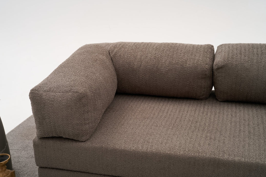 Sarokkanapé Comfort Mini - Szürke-VASBÚTOR