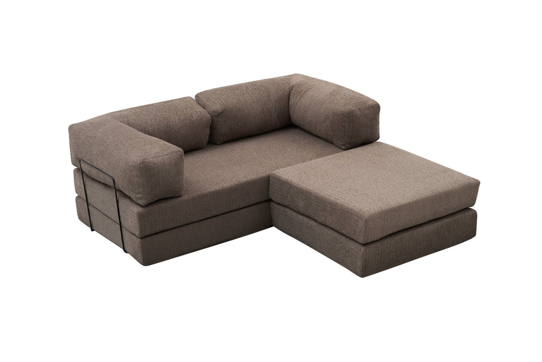 Sarokkanapé Comfort Mini - Szürke-VASBÚTOR