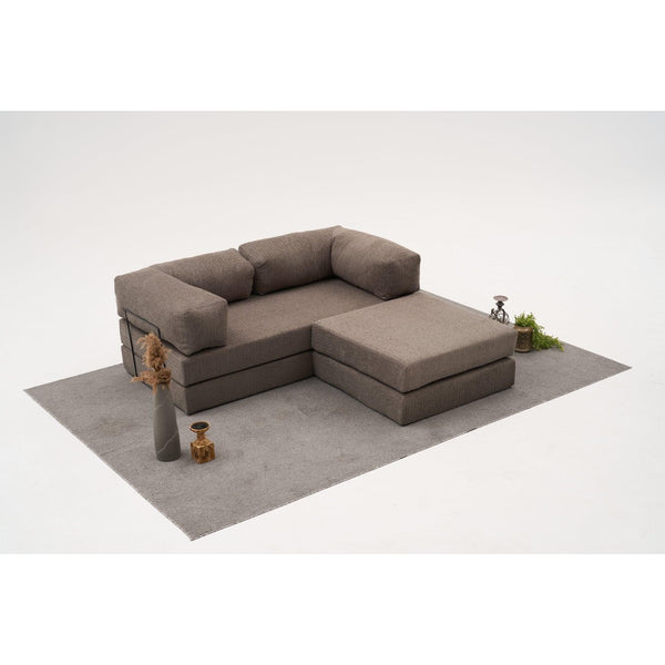 Sarokkanapé Comfort Mini - Szürke-VASBÚTOR