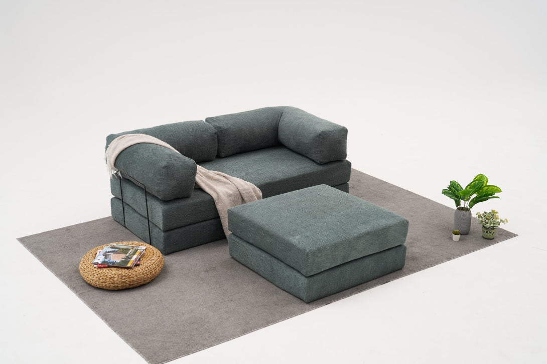 Sarokkanapé Comfort Mini - Zöld-VASBÚTOR