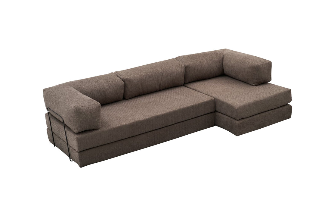 Sarokkanapé Comfort - Szürke-VASBÚTOR