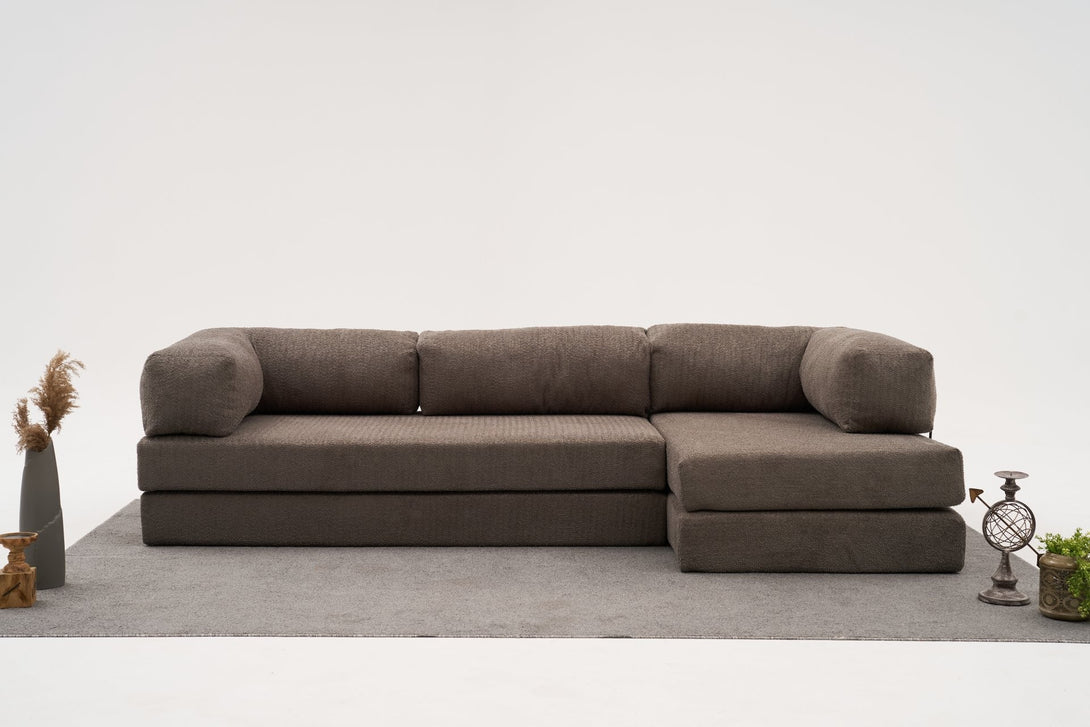 Sarokkanapé Comfort - Szürke-VASBÚTOR