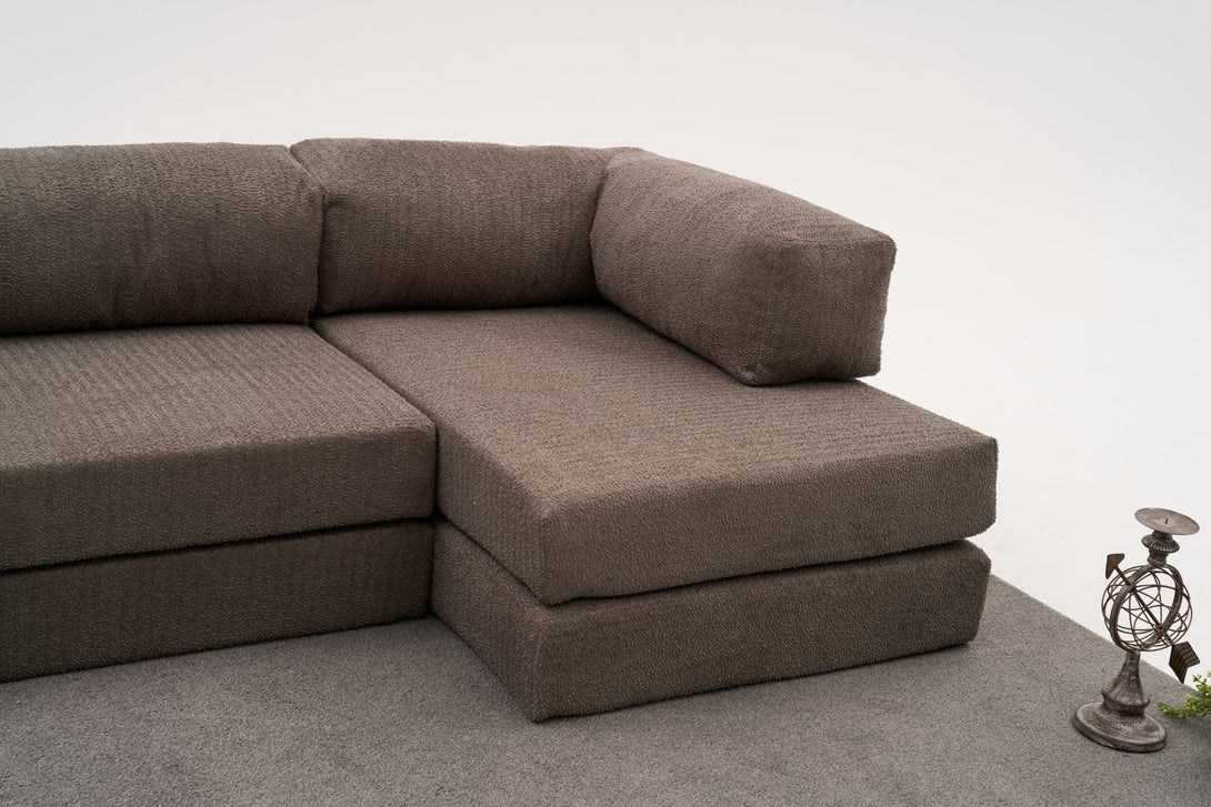 Sarokkanapé Comfort - Szürke-VASBÚTOR