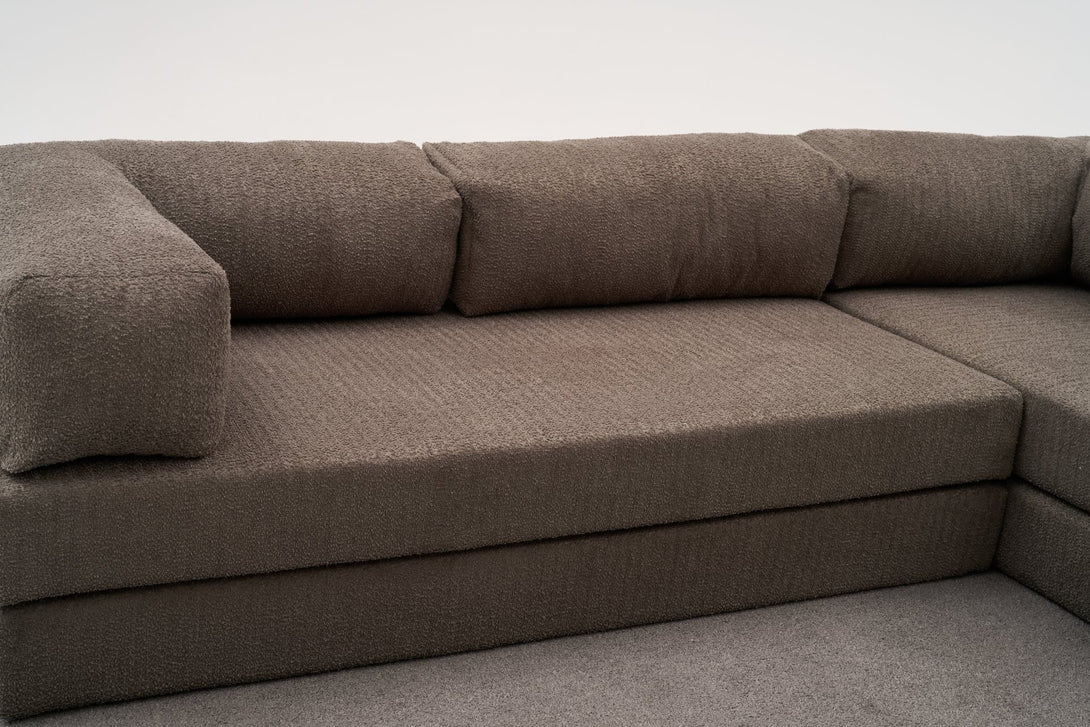 Sarokkanapé Comfort - Szürke-VASBÚTOR