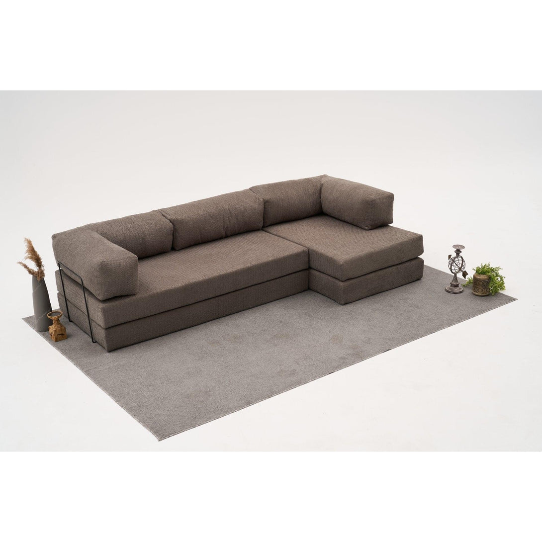 Sarokkanapé Comfort - Szürke-VASBÚTOR
