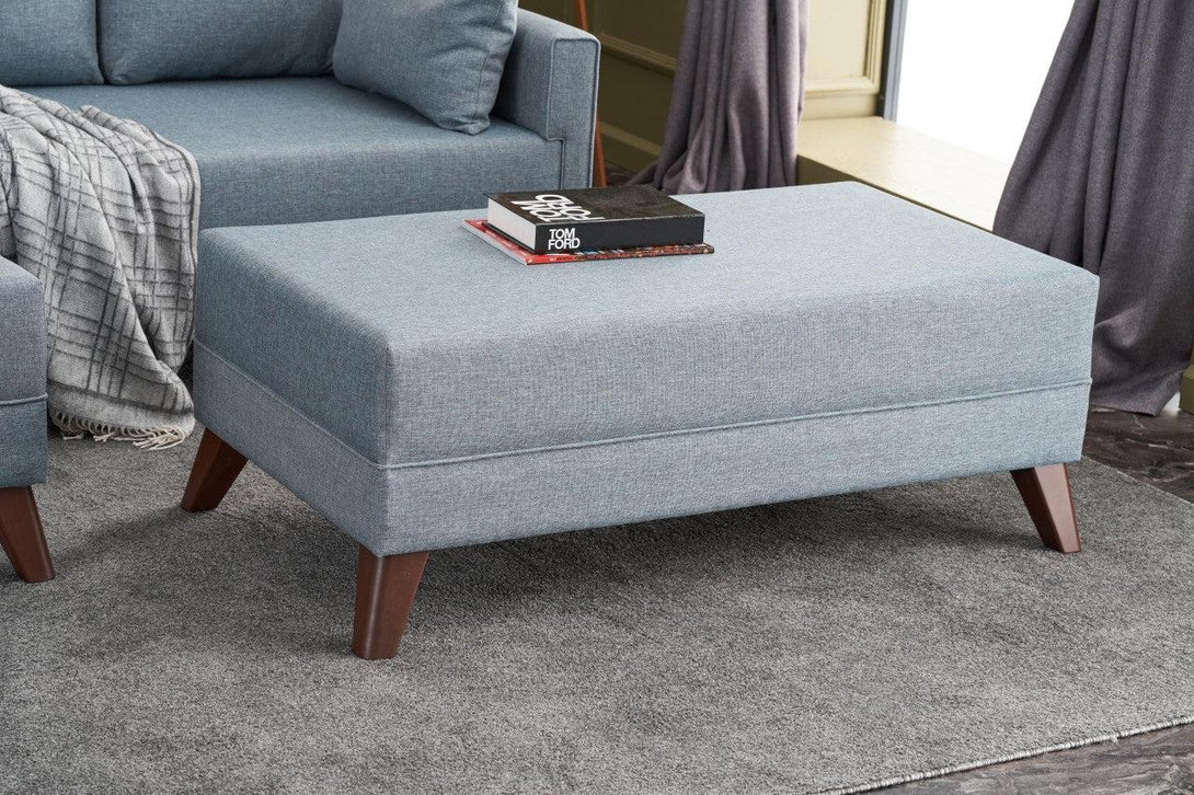 Sarokkanapéágy Bella Soft Mini Köşe Balos - Kék-VASBÚTOR