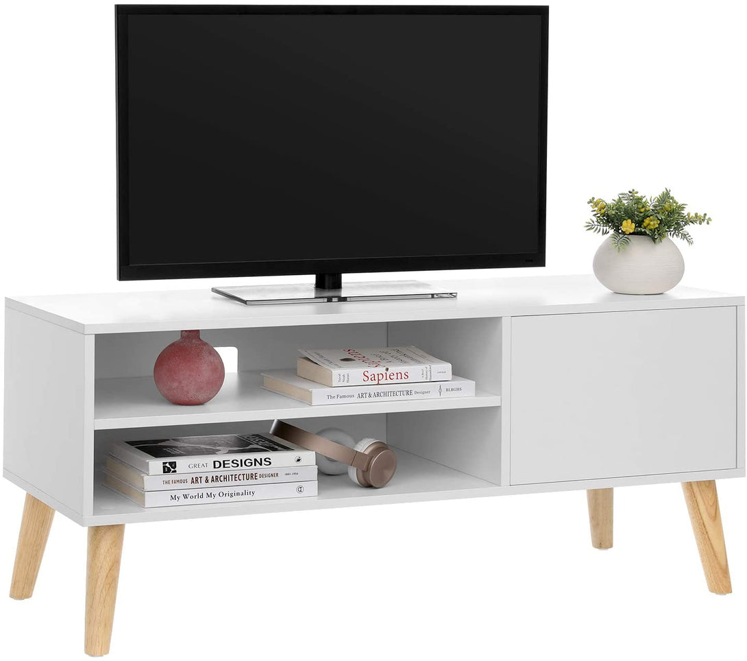 Skandináv TV állvány 110 x 40 x 49,5 cm fehér-VASBÚTOR