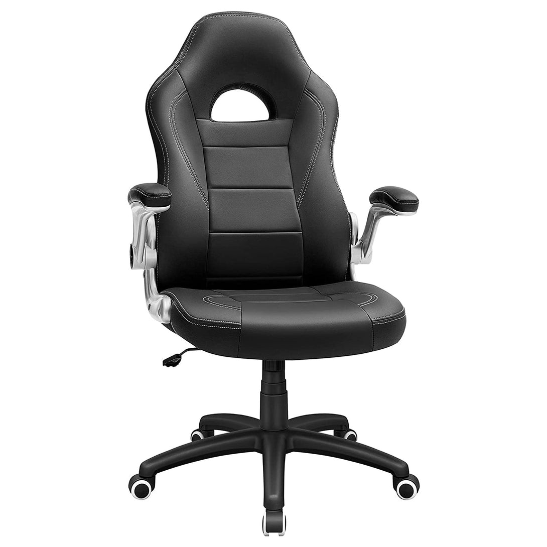 Szék, ergonomikus irodai szék összecsukható kartámaszokkal és magas háttámlával-VASBÚTOR