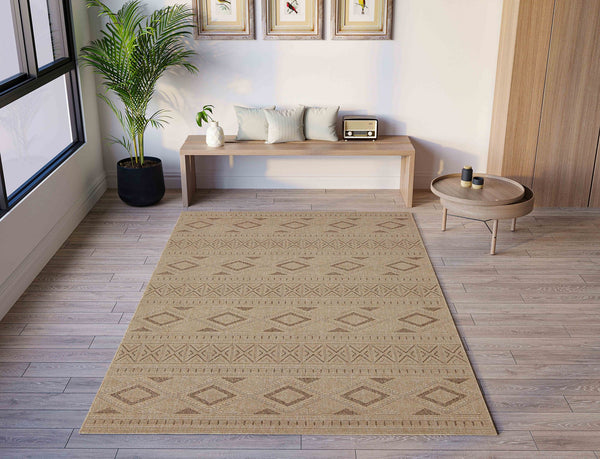 Szőnyeg (100 x 300), Aselya - Beige-VASBÚTOR
