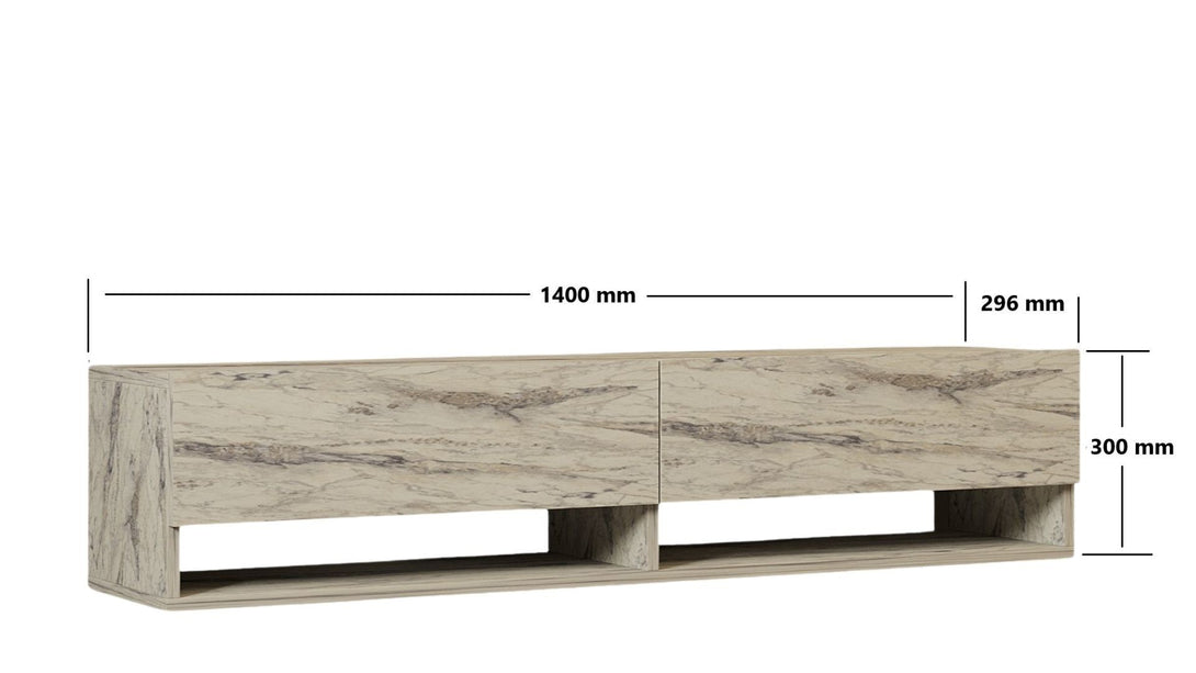 TV szekrény Arges - Freesia, Marble-VASBÚTOR