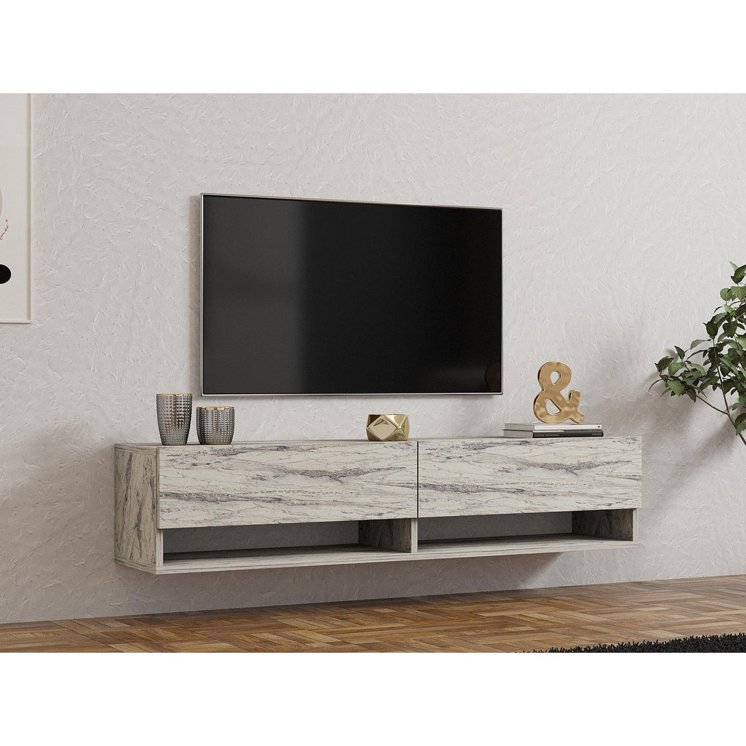 TV szekrény Arges - Freesia, Marble-VASBÚTOR