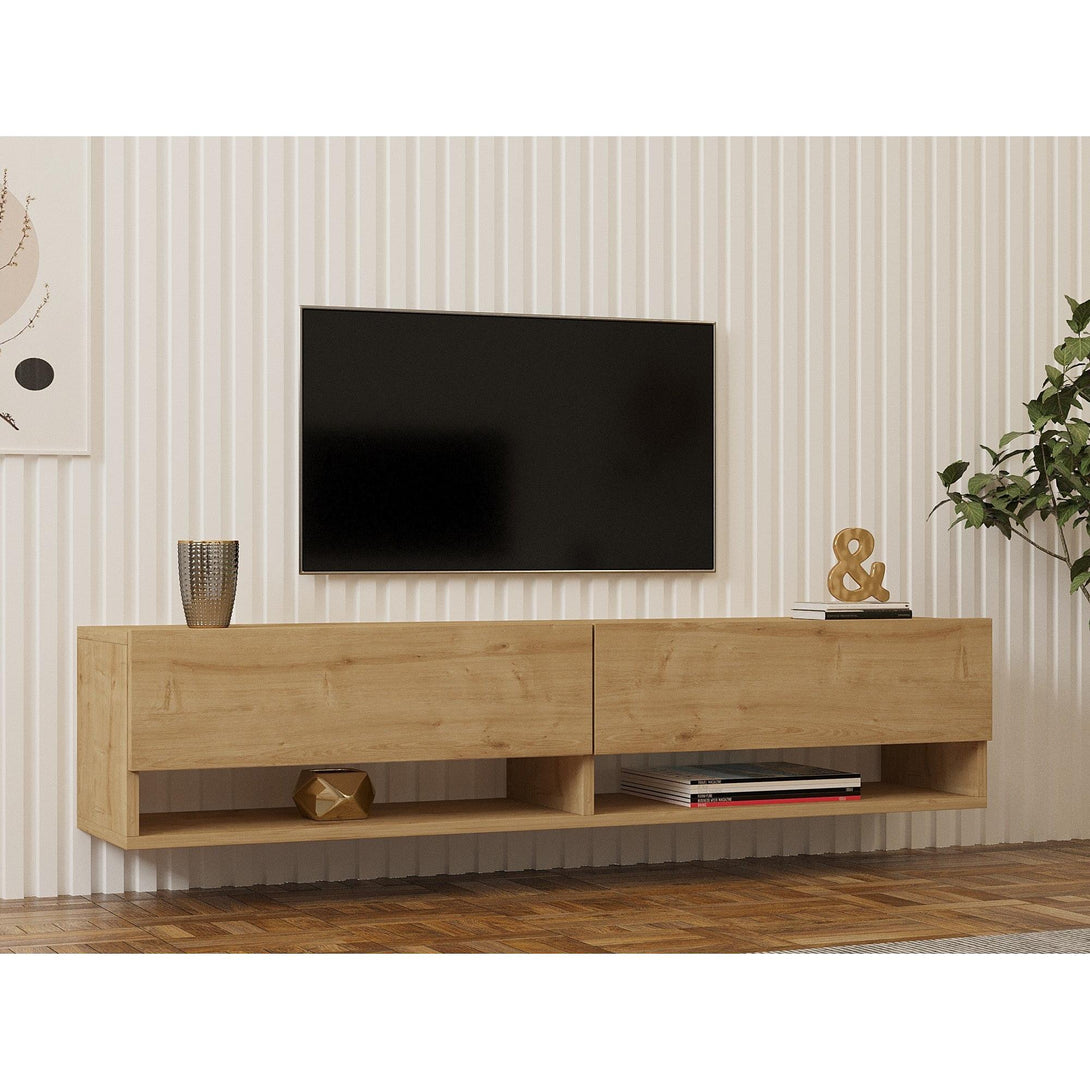 TV szekrény Arges - Sapphire Oak-VASBÚTOR