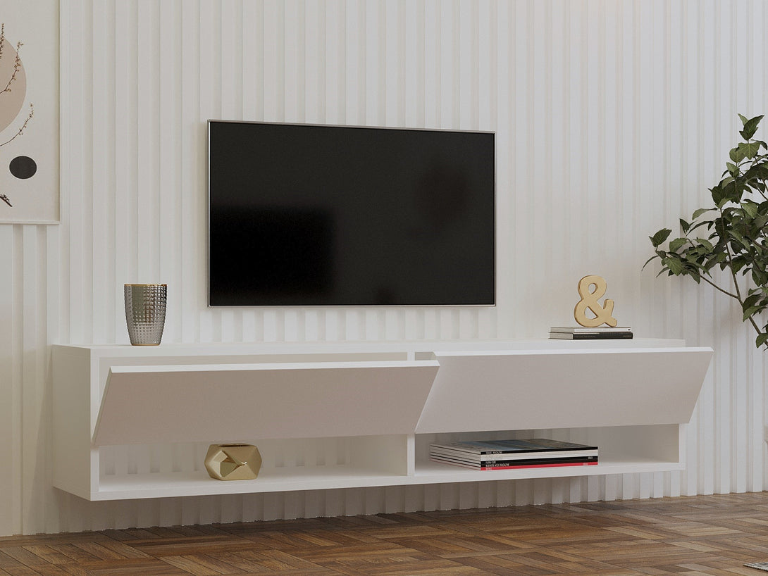 TV szekrény Arges - White-VASBÚTOR