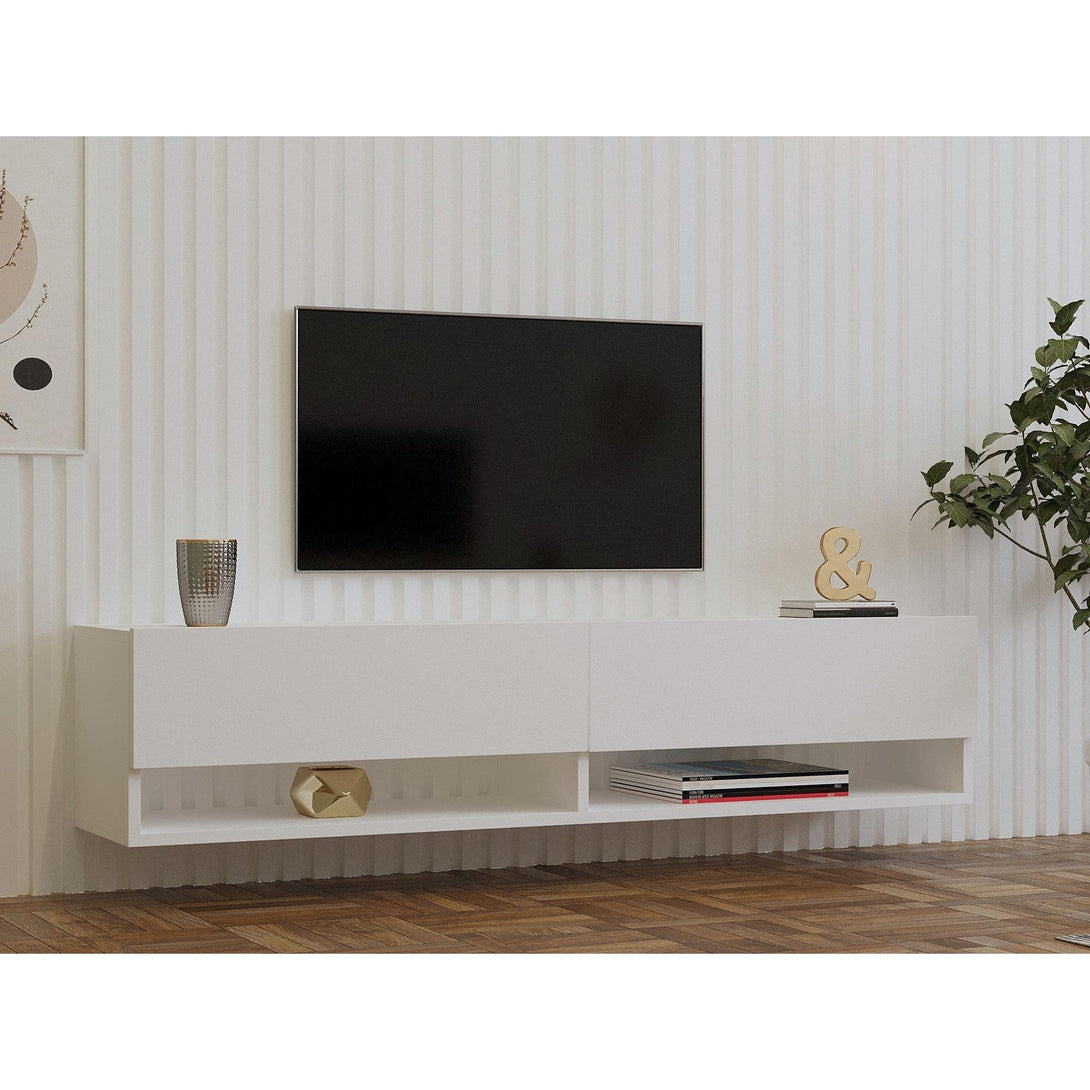 TV szekrény Arges - White-VASBÚTOR