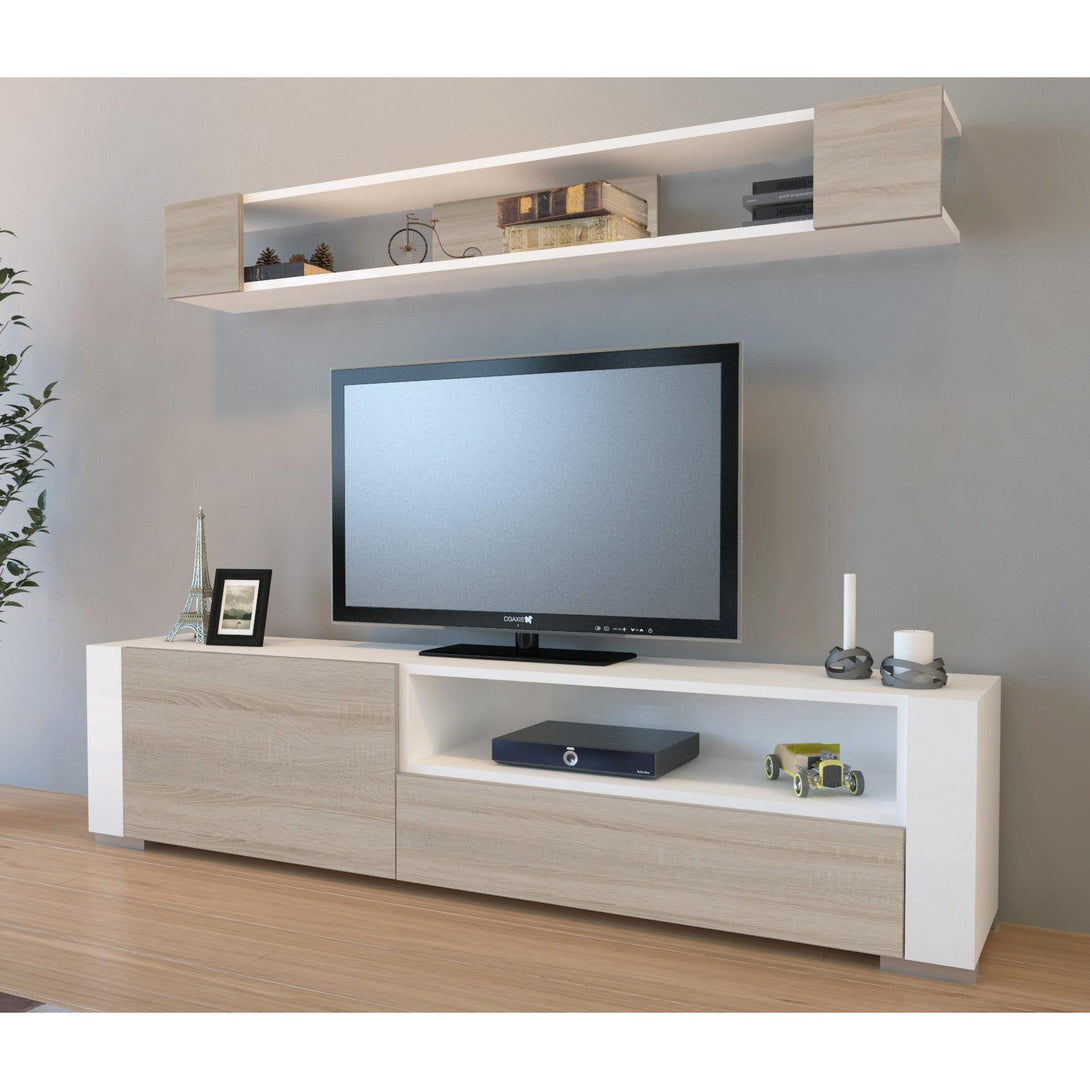 TV szekrény Arya - White, Cordoba-VASBÚTOR