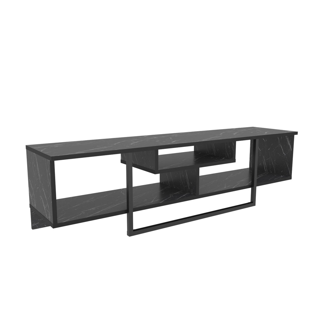 TV szekrény Asal 150 - Black-VASBÚTOR