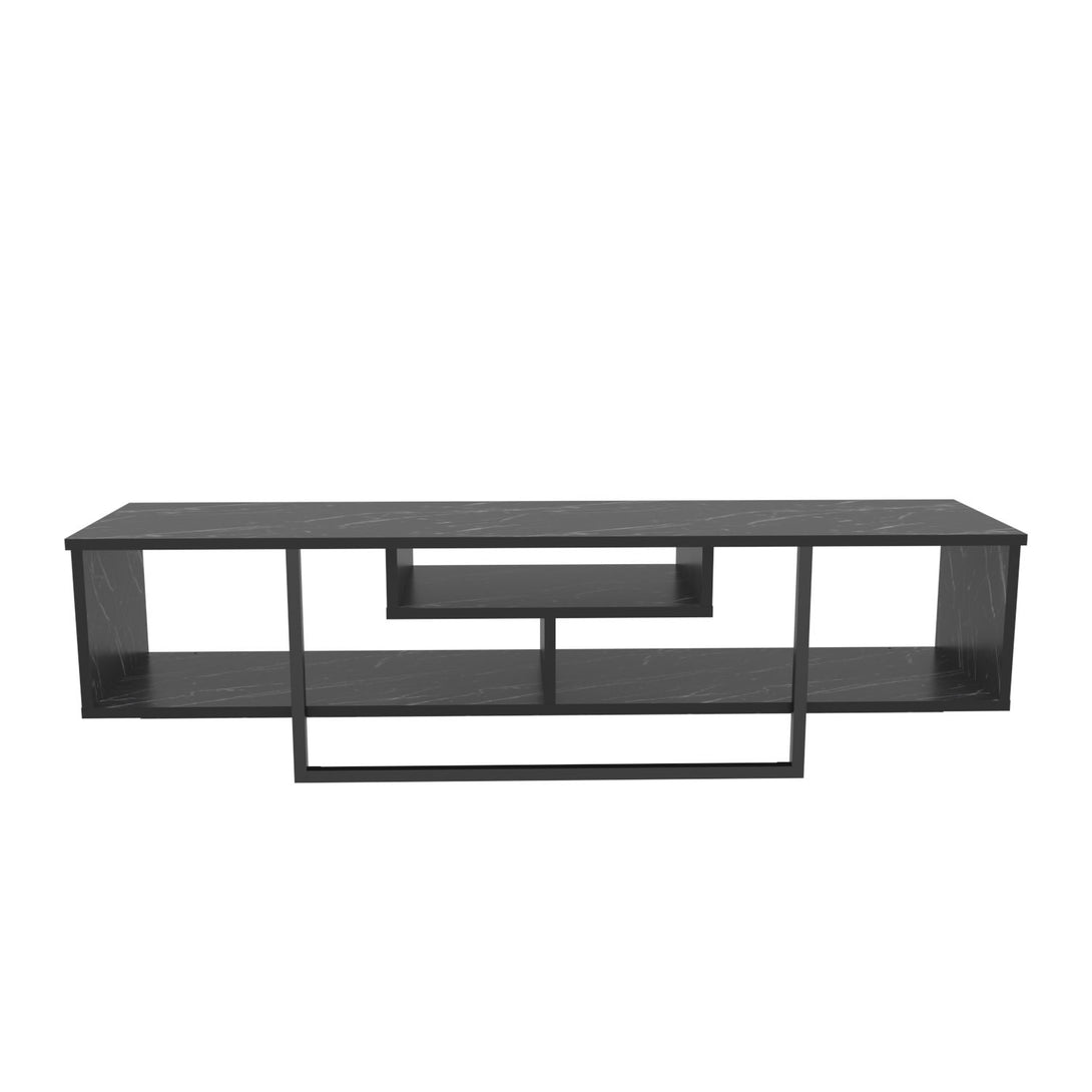 TV szekrény Asal 150 - Black-VASBÚTOR