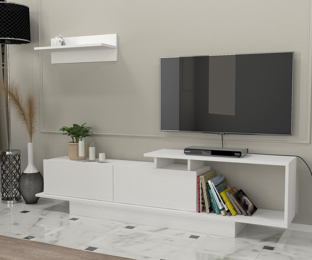TV szekrény Asos - Fehér-VASBÚTOR