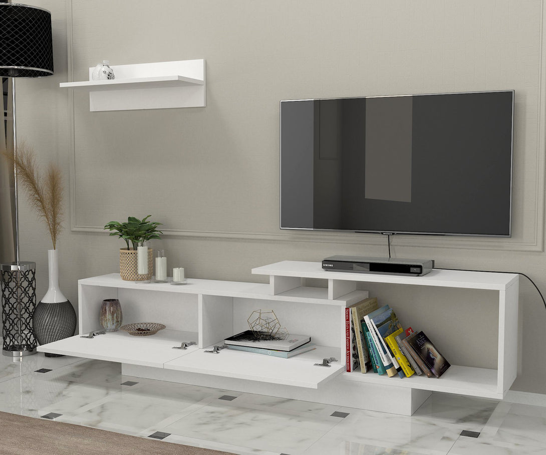 TV szekrény Asos - Fehér-VASBÚTOR