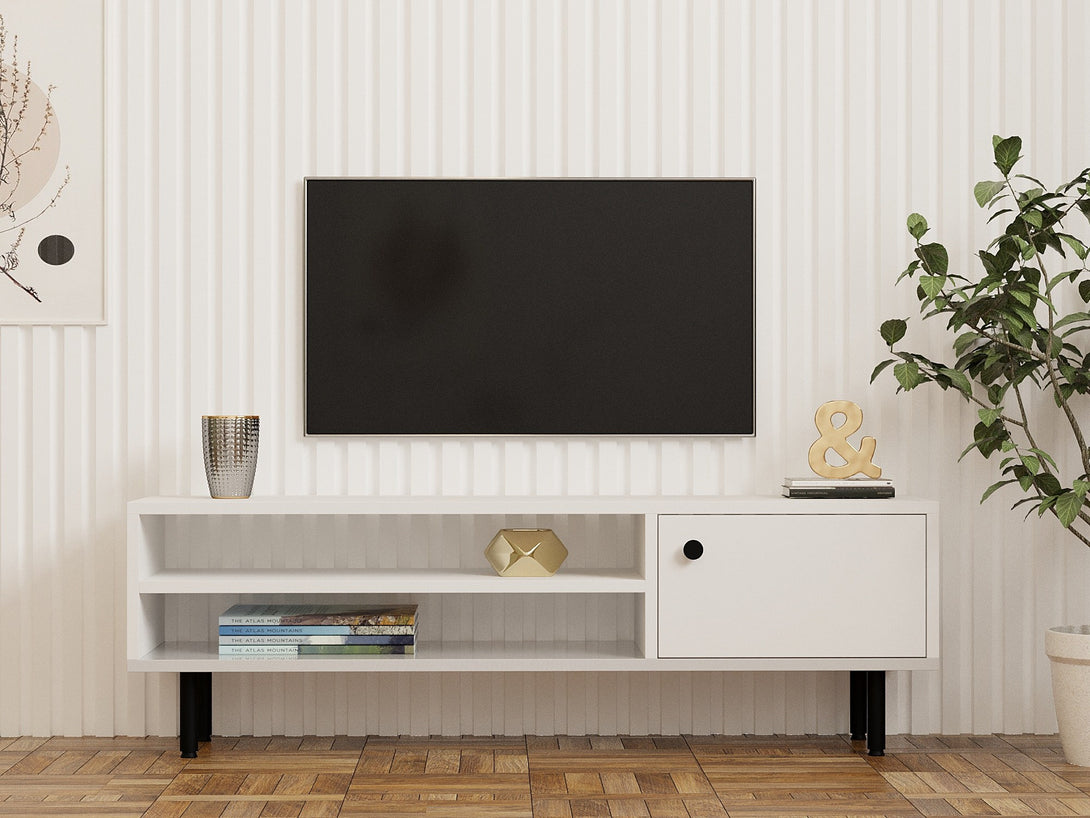 TV szekrény Avila - White-VASBÚTOR