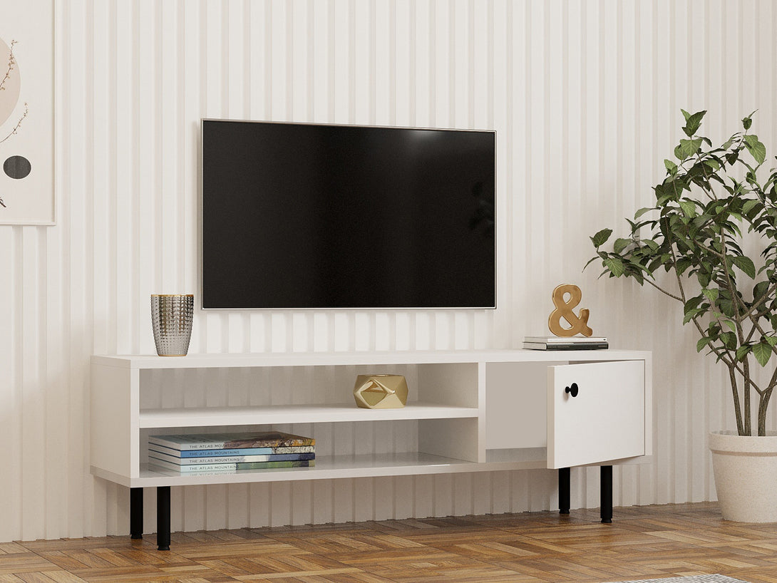 TV szekrény Avila - White-VASBÚTOR