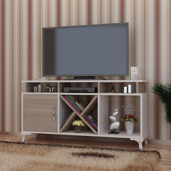 TV szekrény Ay - White, Cordoba-VASBÚTOR