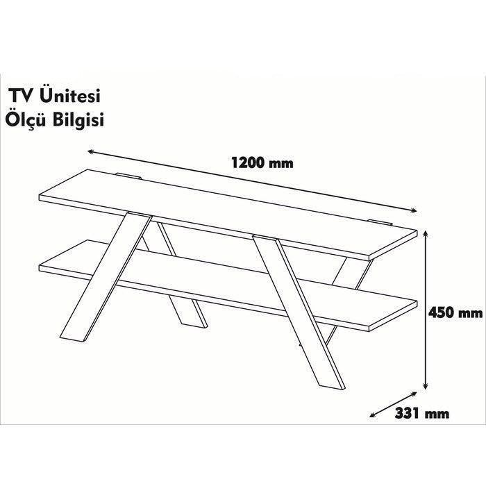 TV szekrény Basic - 146-VASBÚTOR