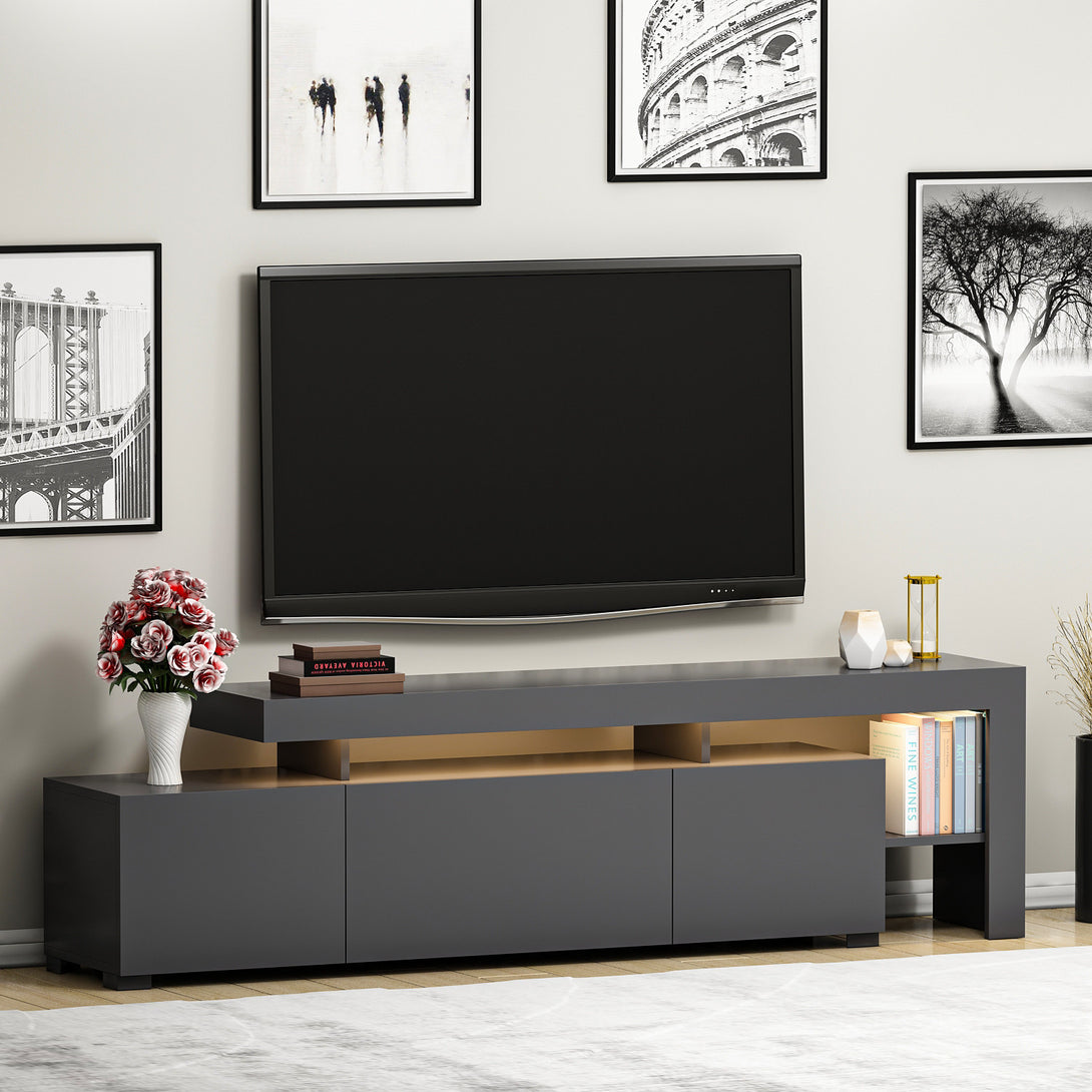 TV szekrény Beliz - Anthracite-VASBÚTOR