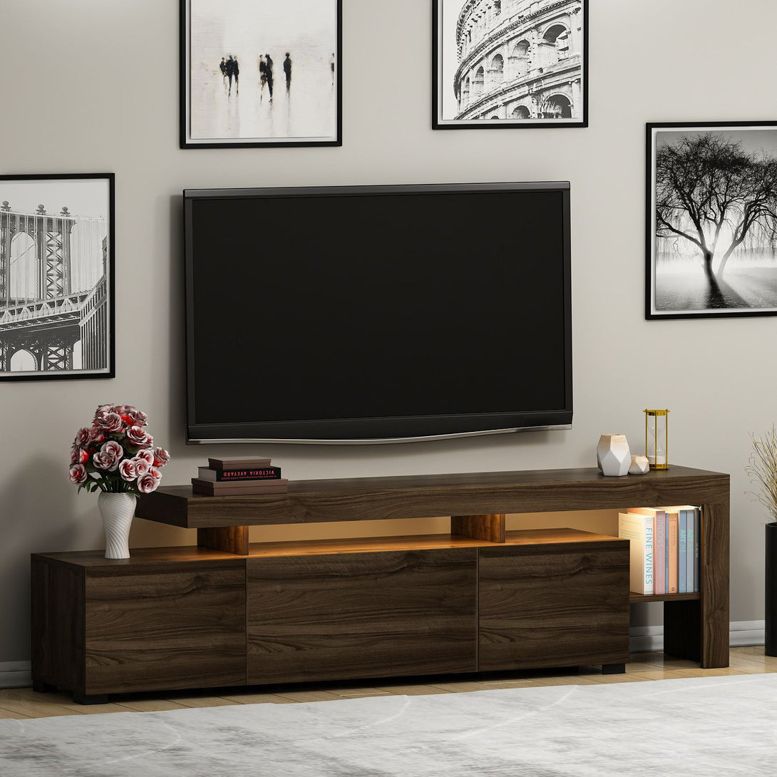 TV szekrény Beliz - Walnut-VASBÚTOR