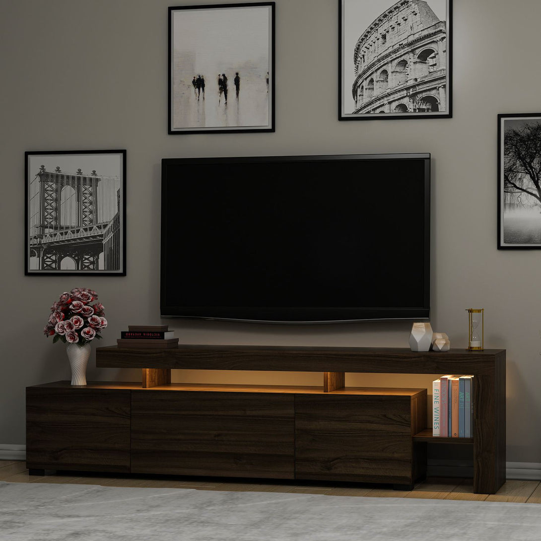 TV szekrény Beliz - Walnut-VASBÚTOR