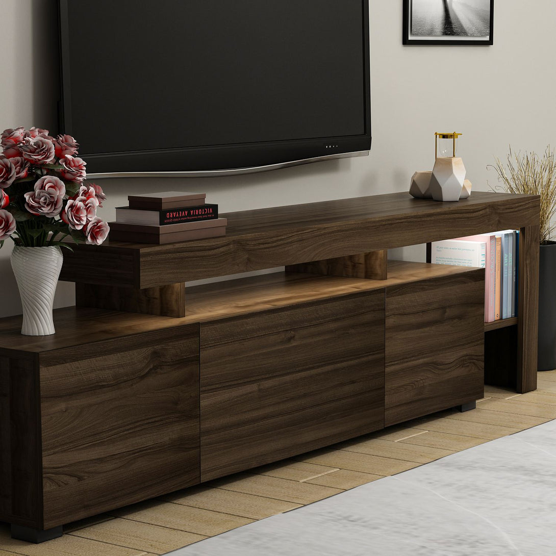 TV szekrény Beliz - Walnut-VASBÚTOR