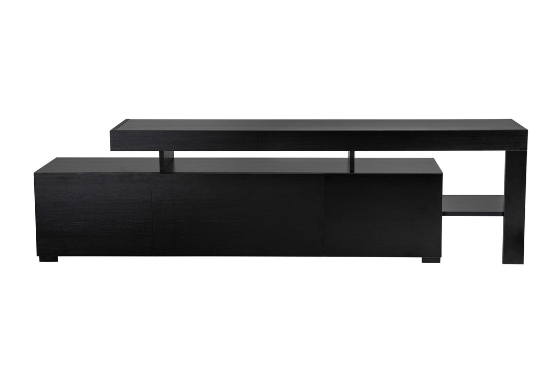 TV szekrény Beliz - Wood Black-VASBÚTOR