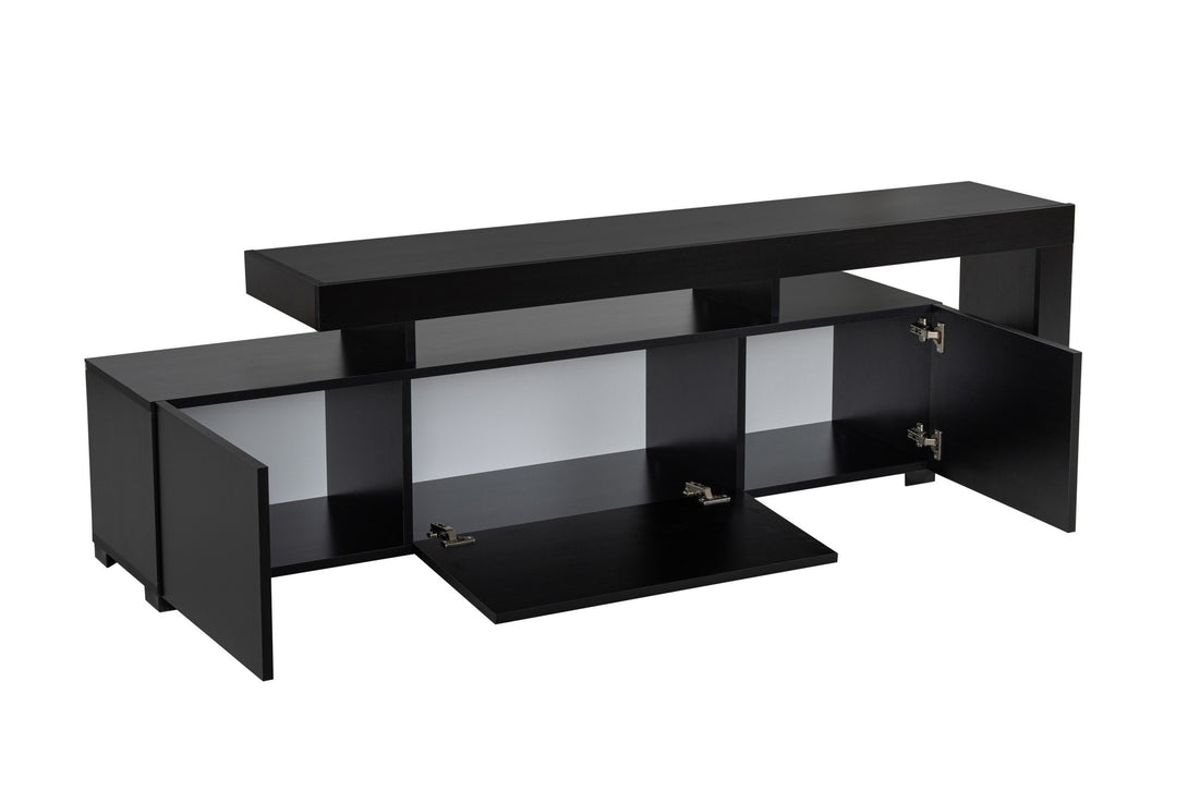 TV szekrény Beliz - Wood Black-VASBÚTOR