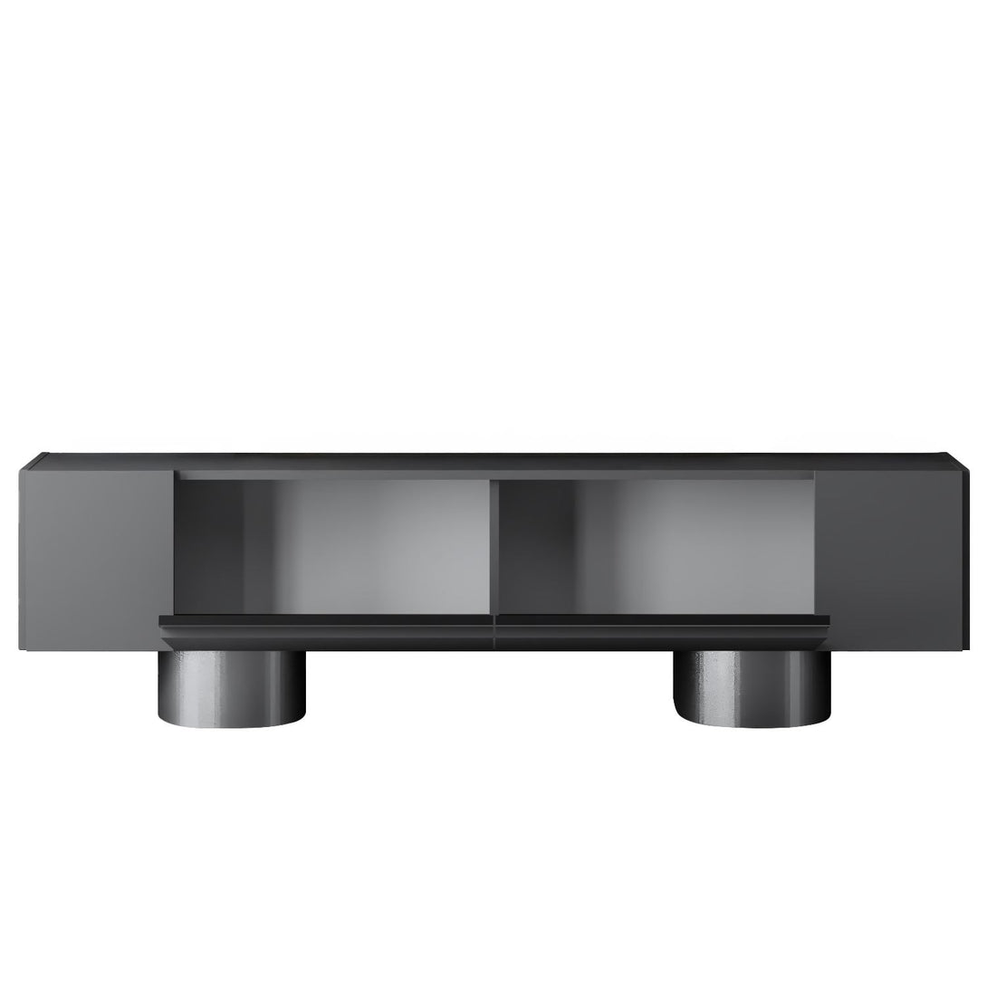 TV szekrény Bohem - Anthracite, Silver-VASBÚTOR