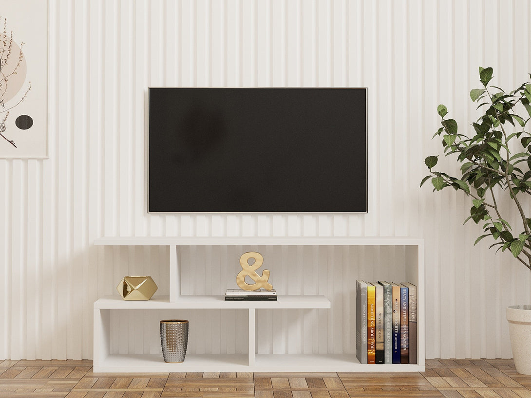 TV szekrény Cafu - White-VASBÚTOR
