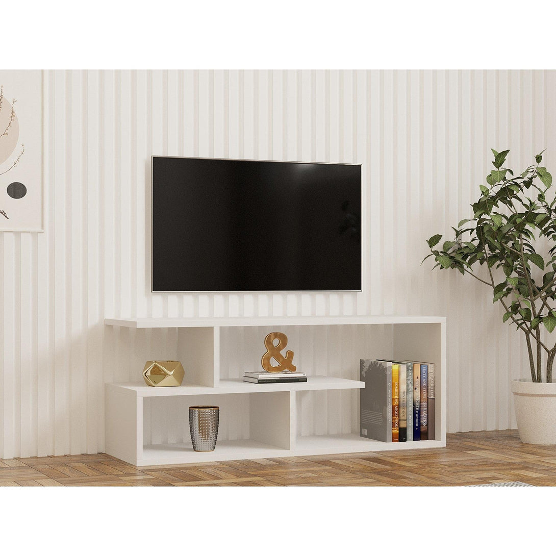 TV szekrény Cafu - White-VASBÚTOR