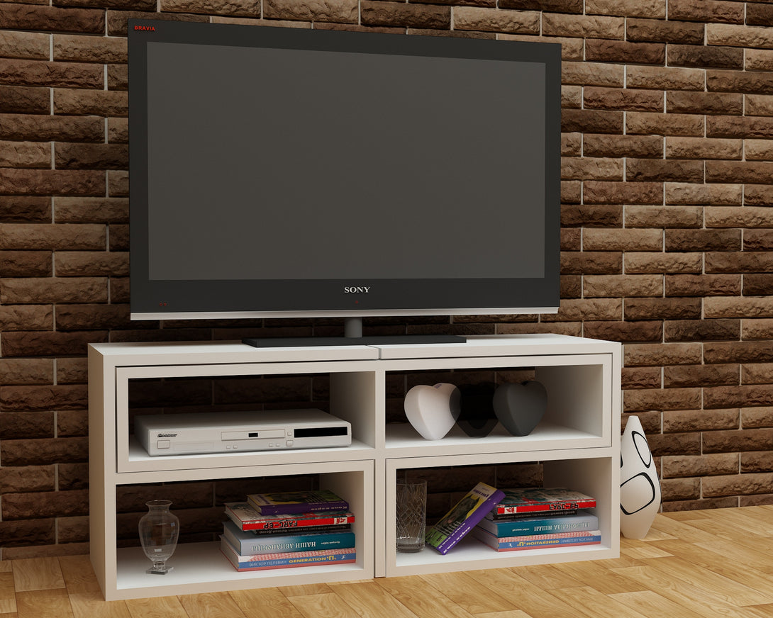 TV szekrény Care - White-VASBÚTOR