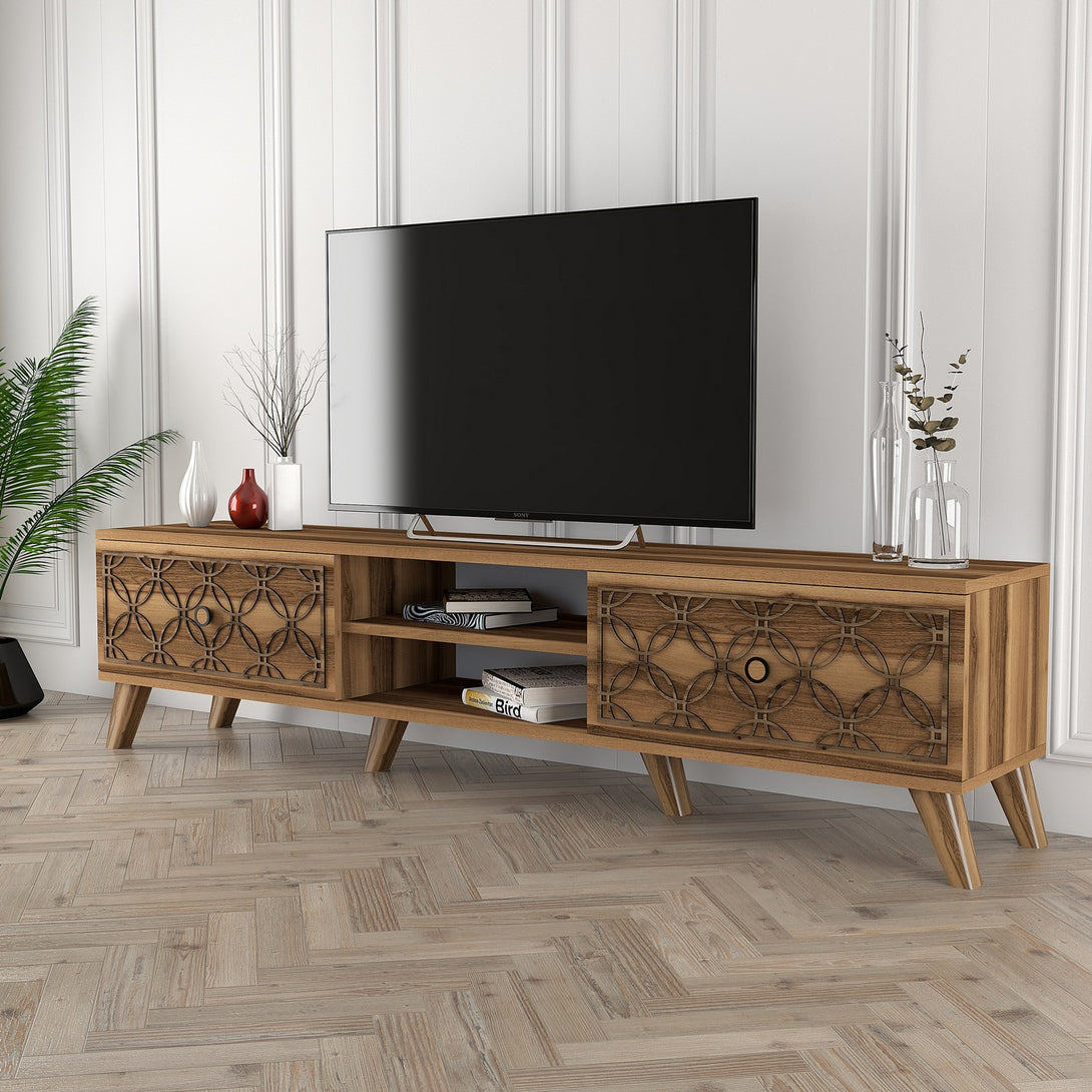 TV szekrény Class - Walnut-VASBÚTOR