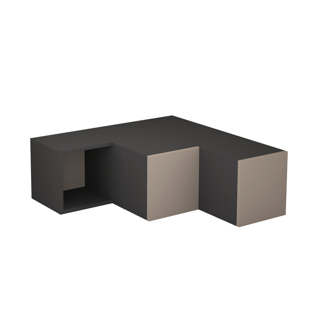 TV szekrény Compact - Anthracite, Light Mocha-VASBÚTOR