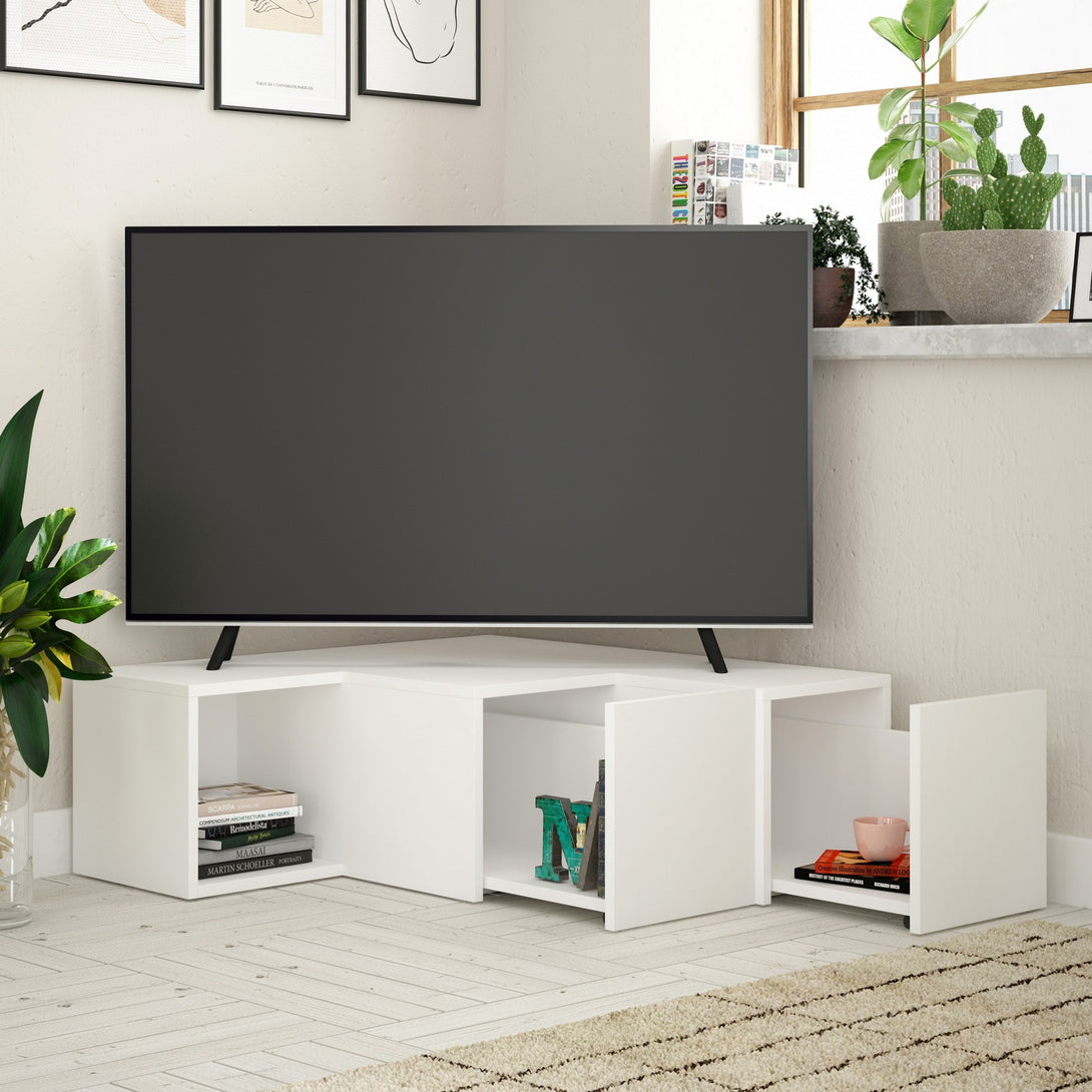 TV szekrény Compact - White-VASBÚTOR