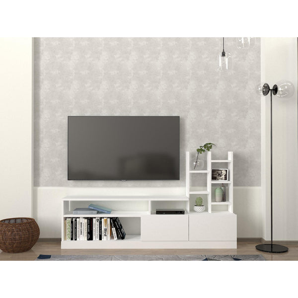 TV szekrény Dolunay - Fehér-VASBÚTOR